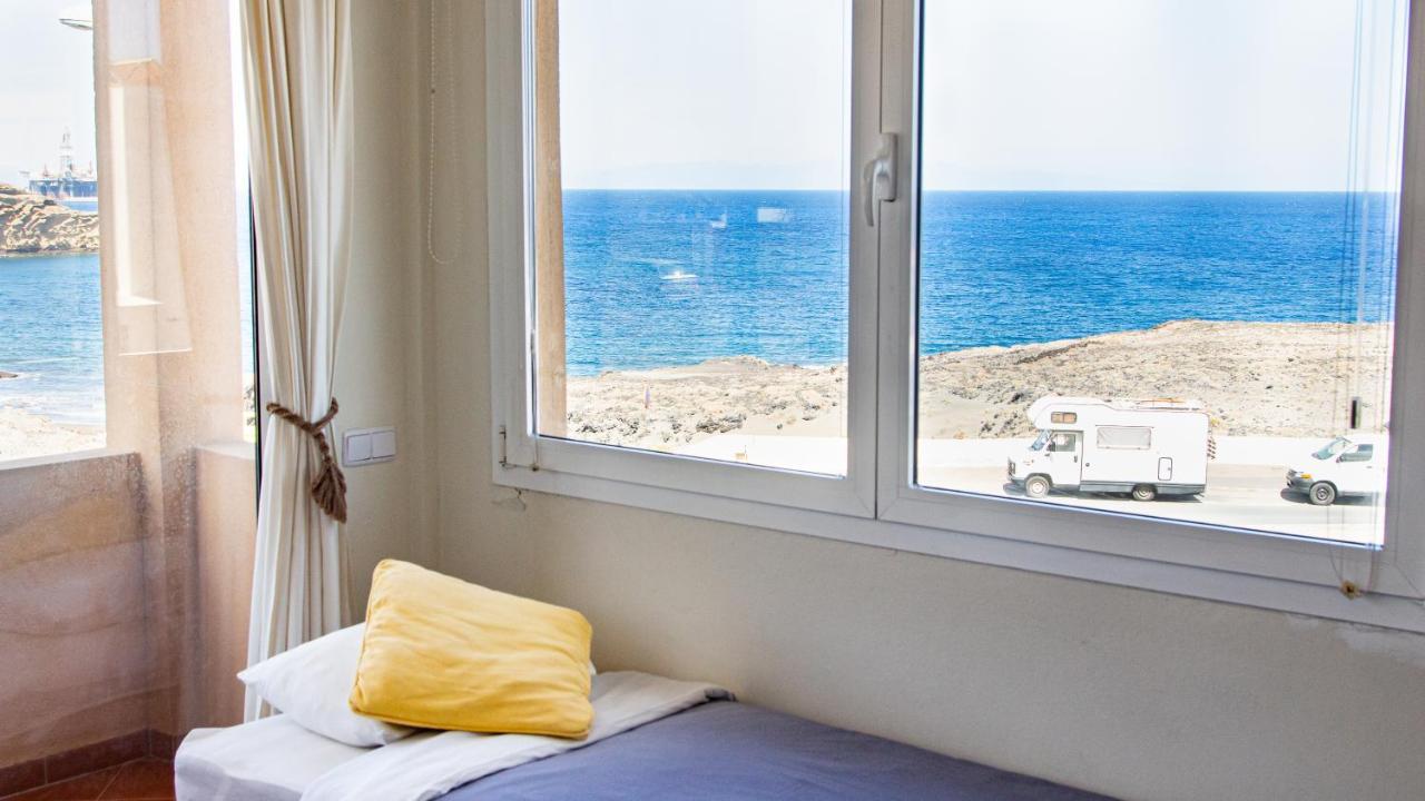 Magical House In Front Of A Sunrise Beach El Medano  Bagian luar foto